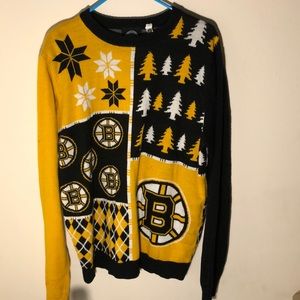Boston bruins ugly Christmas sweater